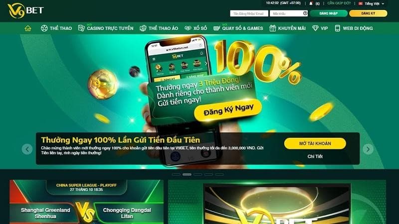 V9Bet - Những thông tin cần thiết cho bạn về nhà cái uy tín 1 Giới thiệu về nhà cái V9Bet
